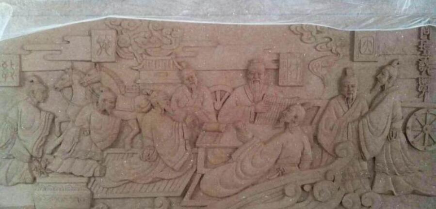 校園文化浮雕墻制作效果圖