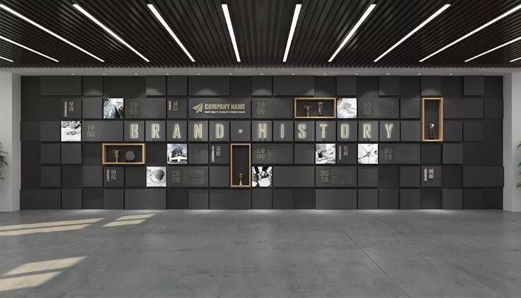 創意企業簡介文化墻制作效果圖