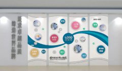 創意實用型企業文化墻制作效果圖