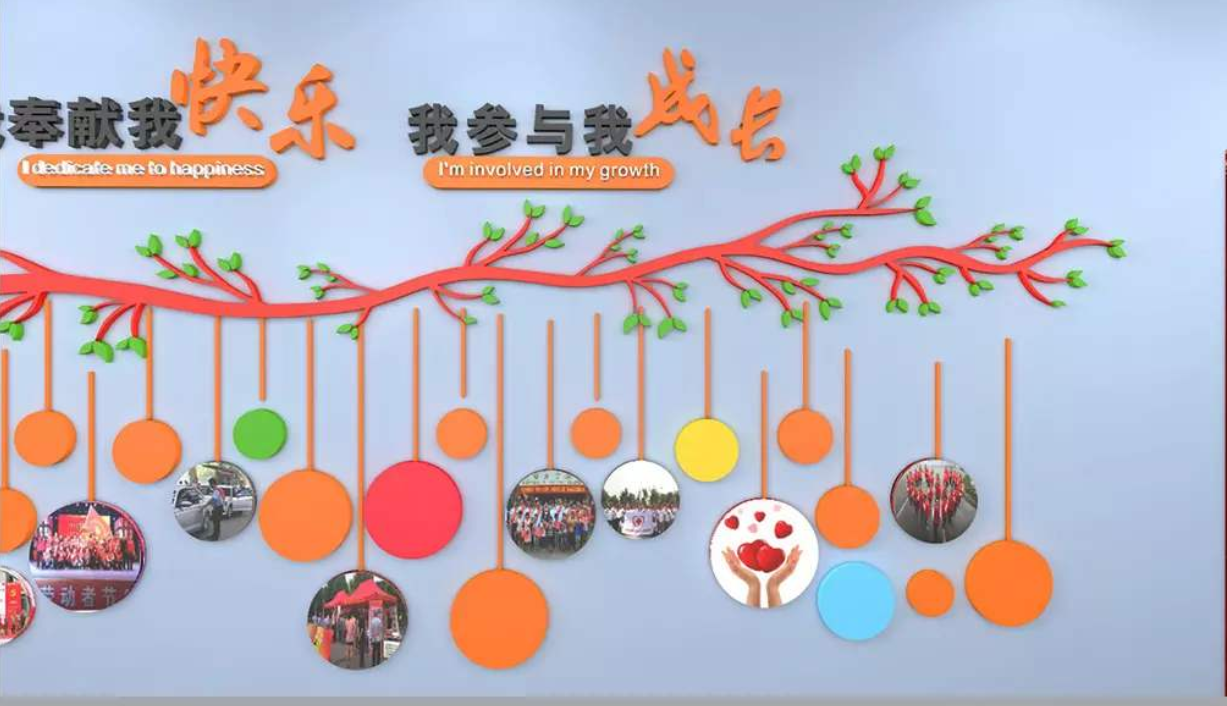 創(chuàng)意員工風采照片墻企業(yè)文化墻