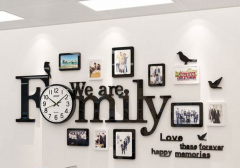 創意個性照片墻貼紙3d立體企業文化墻