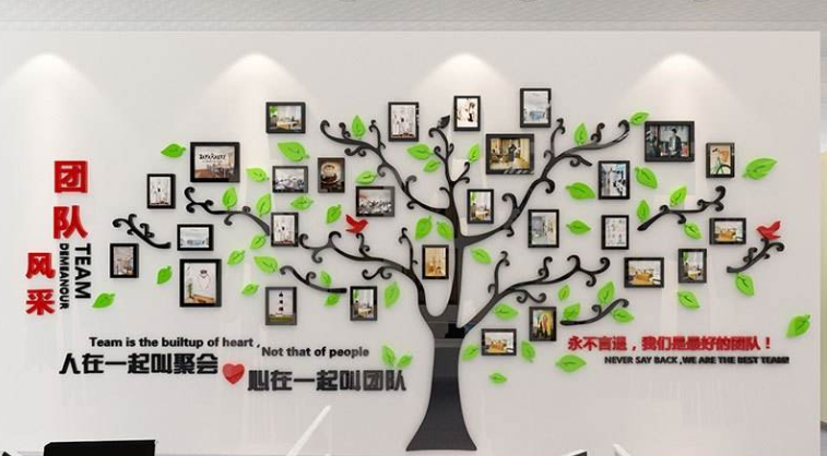  立體勵志辦公室會議室布置裝飾貼紙