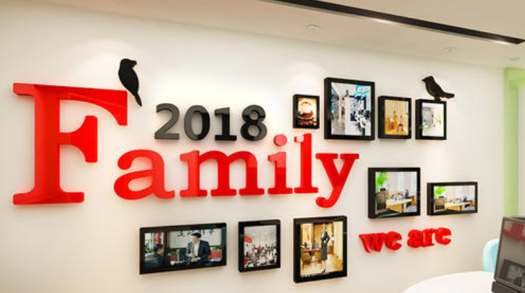 奮斗公司勵志墻貼企業(yè)文化墻布置辦公室員工風采照片墻