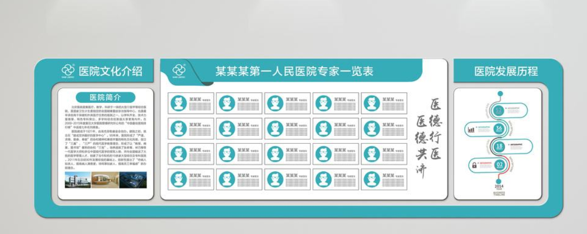 大氣現代時尚簡潔企業文化墻
