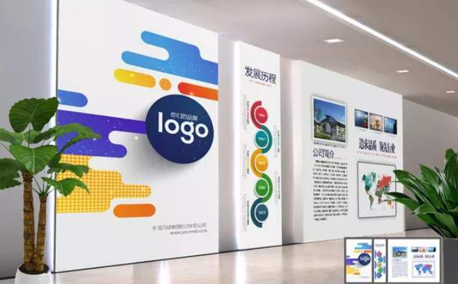 公司展板企業文化墻公司發展歷程