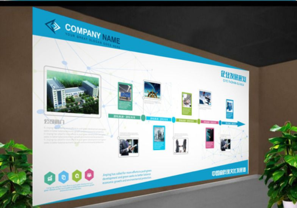 企業大事記文化墻時間軸設計公司發展歷程