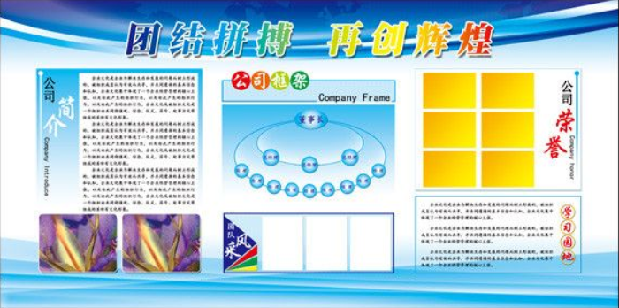 企業文化墻公司簡介背景墻展板圖片