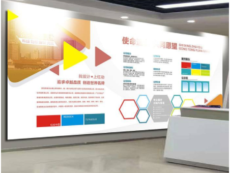 公司展板企業文化墻公司發展歷程