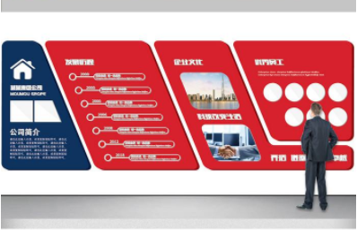 企業(yè)公司文化墻宣傳欄展板 