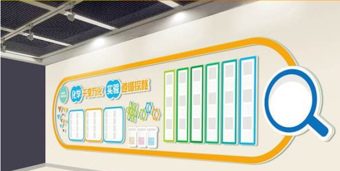 學(xué)校校園3d立體墻貼畫(huà)科學(xué)教室文化墻