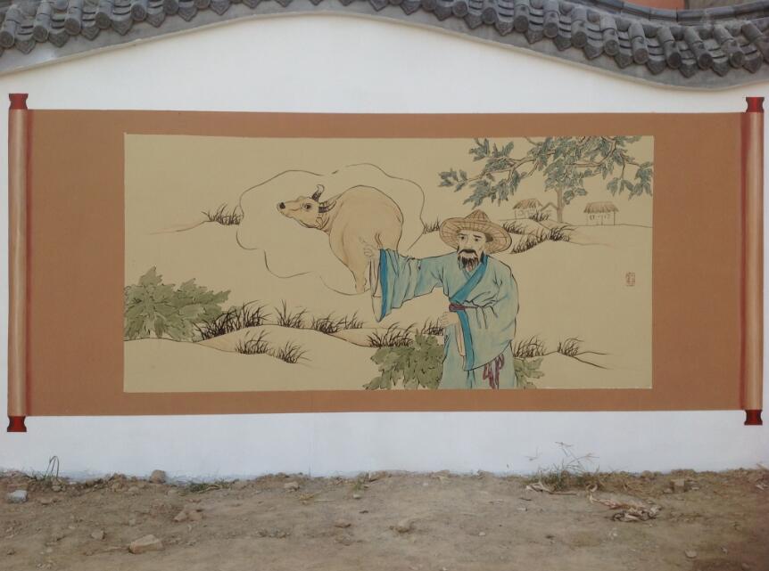 手繪文化墻制作效果圖