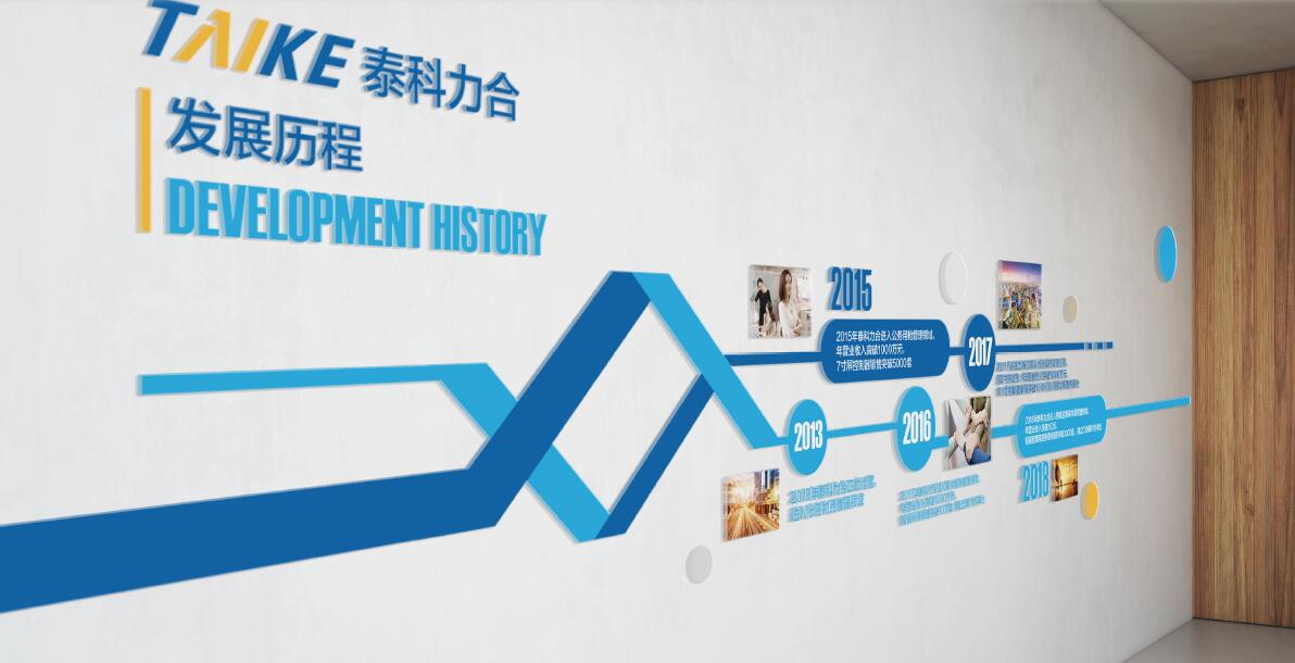 物聯網科技企業文化墻制作