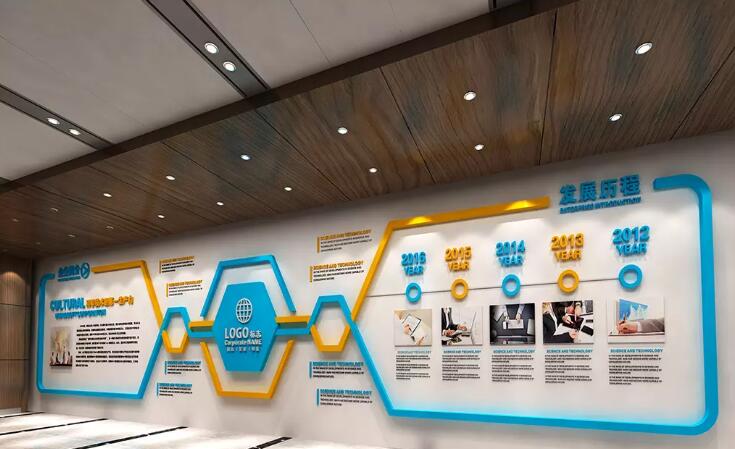 物聯網科技企業文化墻制作