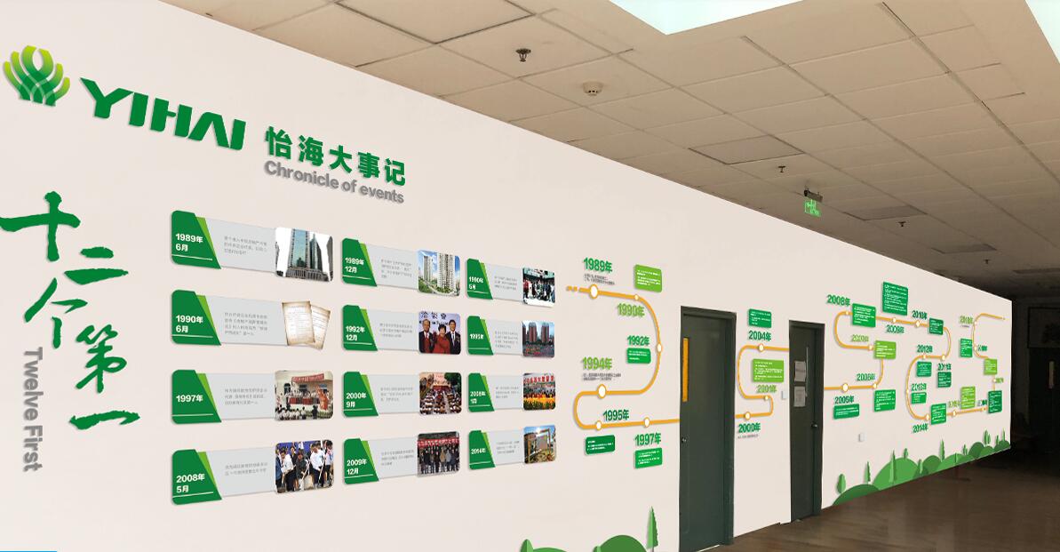 老年大學文化墻制作效果圖