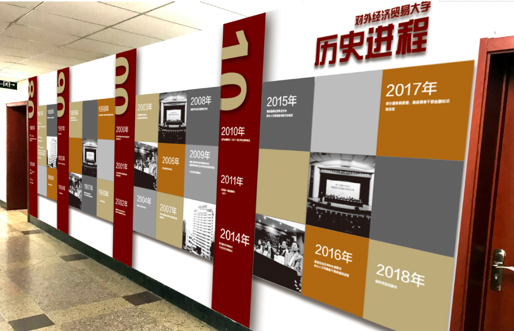 金融學院文化墻設計制作