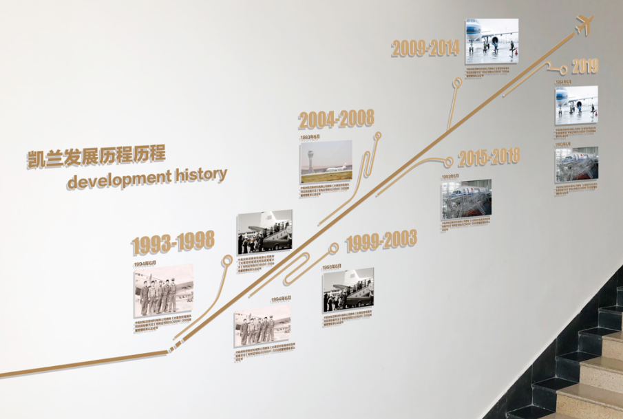 航空技術有限公司文化墻設計6