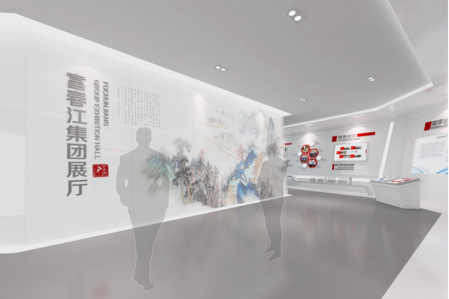 多媒體企業(yè)展廳文化墻