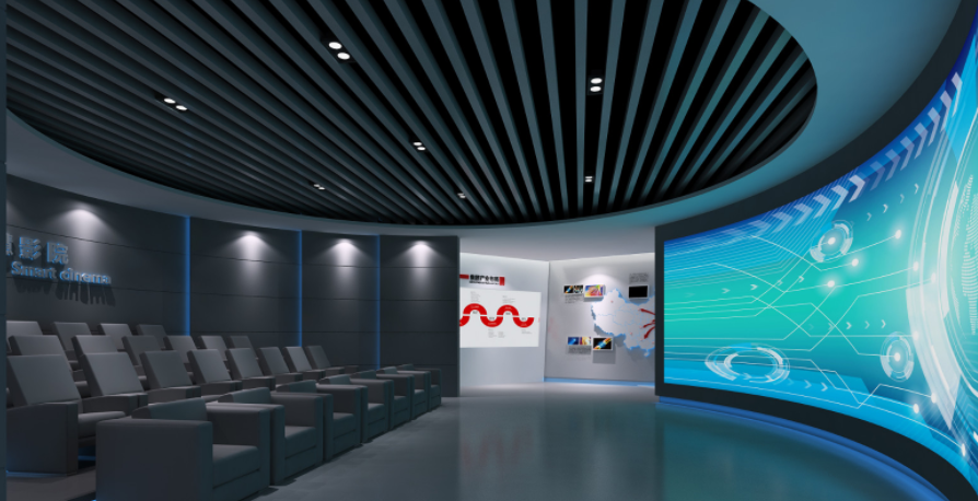 多媒體企業(yè)展廳文化墻2