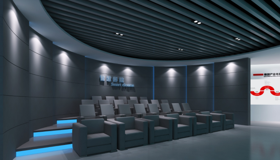 多媒體企業(yè)展廳文化墻3