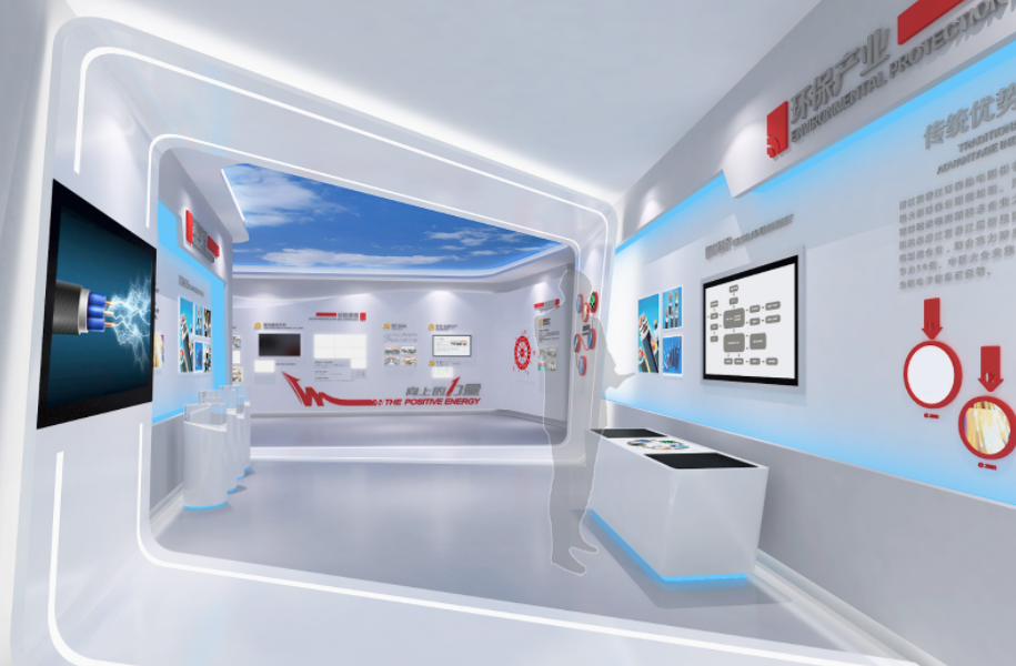 多媒體企業(yè)展廳文化墻4