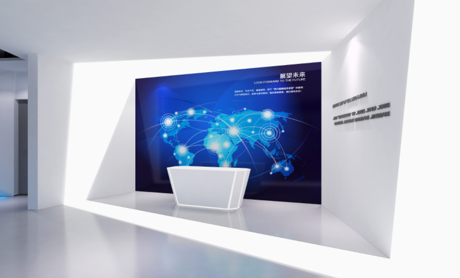 多媒體企業(yè)展廳文化墻6