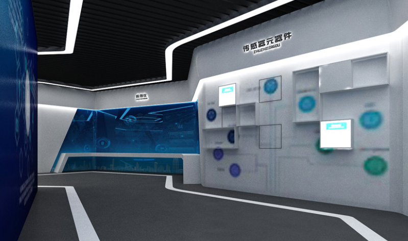 立體企業展廳文化墻設計3