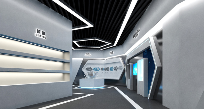 立體企業展廳文化墻設計4