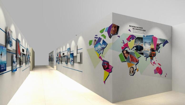 運輸公司文化墻制作效果圖