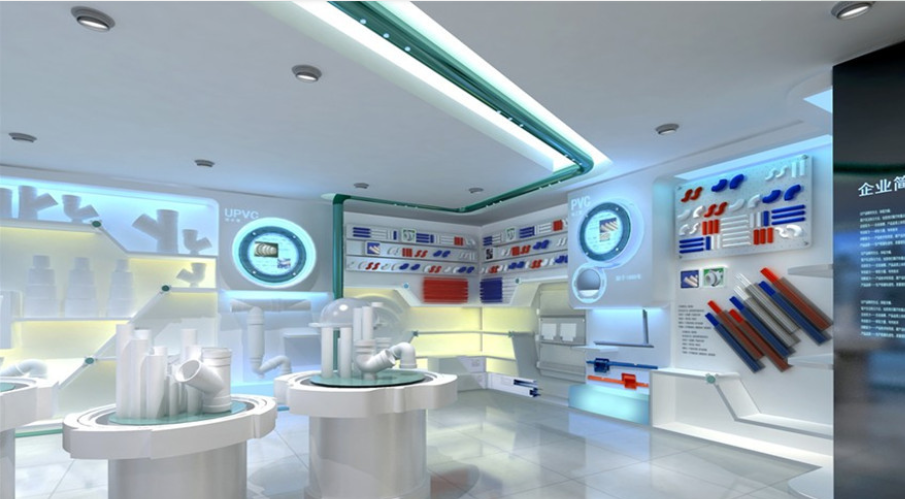 pvc企業(yè)展廳文化墻設(shè)計4