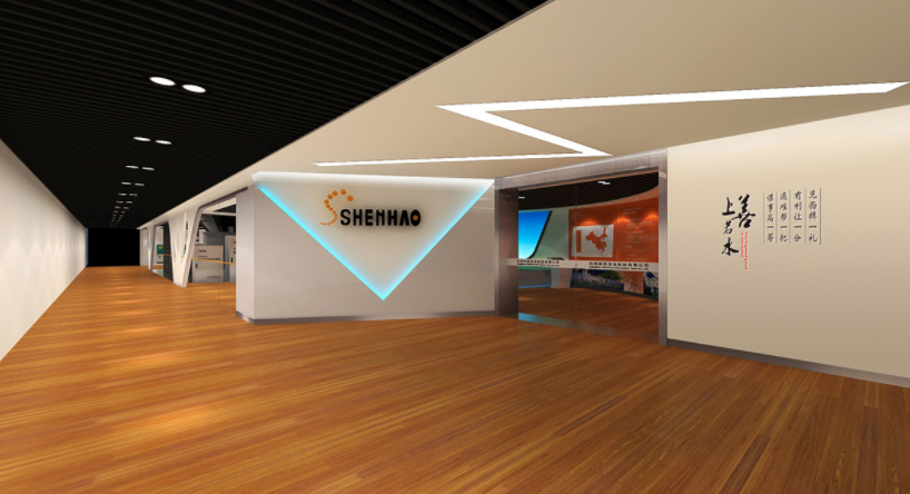 企業電力科技展廳文化墻設計