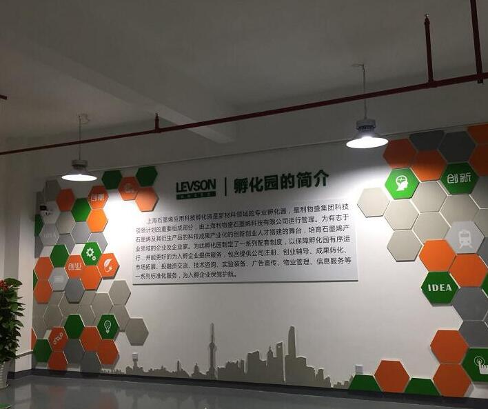 孵化基地文化墻制作效果圖