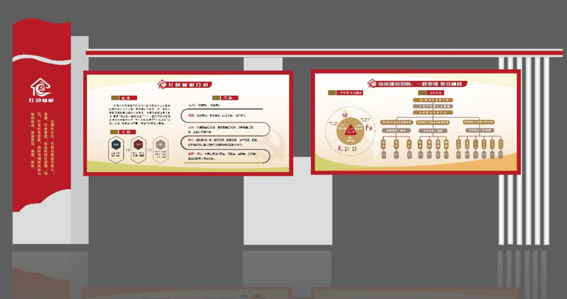 紅色物業(yè)文化墻設(shè)計(jì)