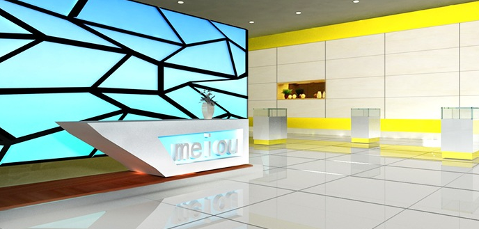 創意前臺文化墻設計2