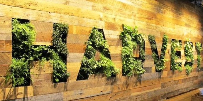 金屬板前臺形象墻設計3