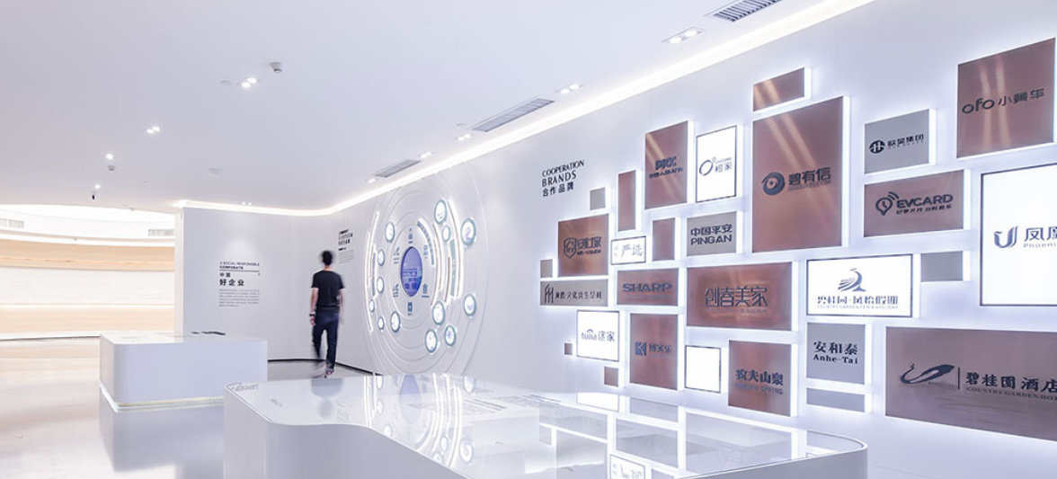 企業展廳文化墻設計制作7