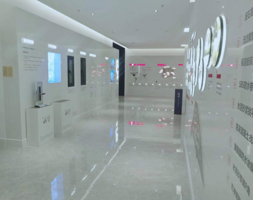 三度湖山工法展示廳文化墻2