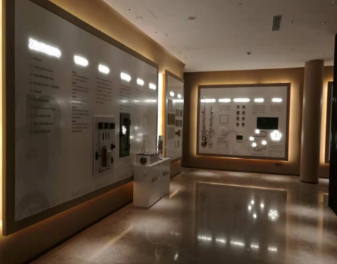 三度湖山工法展示廳文化墻3