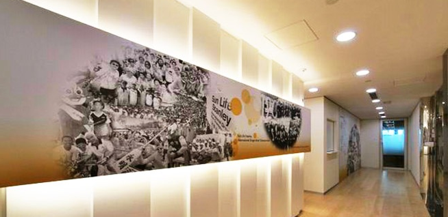 傳媒公司辦公室形象墻設(shè)計