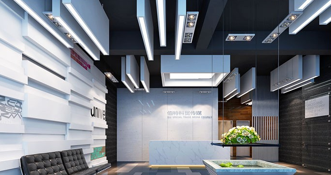 傳媒公司辦公室形象墻設(shè)計3