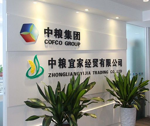 集團公司logo前臺形象墻設計4