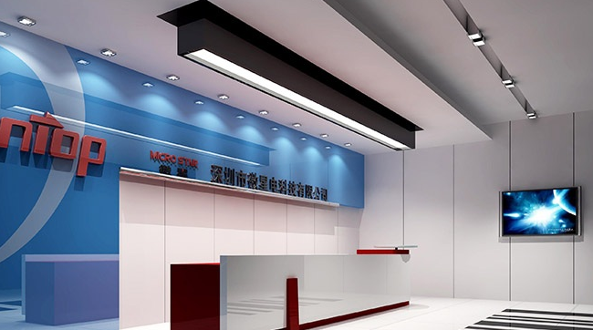 創意科技公司形象墻設計3