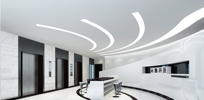 創意科技公司形象墻設計5