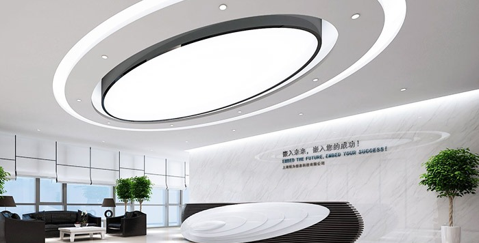 創意科技公司形象墻設計7