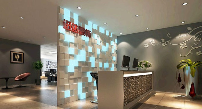 個性裝飾公司形象墻設(shè)計4