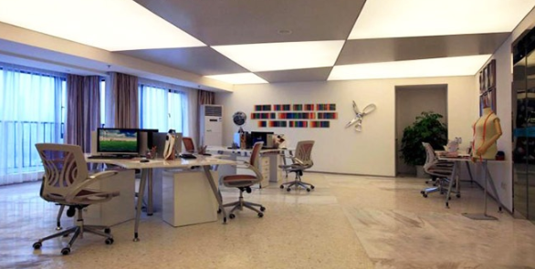 男裝logo前臺形象墻設計2