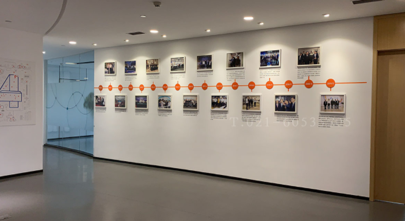 大廳前臺形象墻制作5