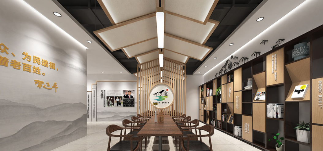 街道社區(qū)中式文化墻設(shè)計5