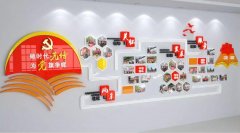 黨建文化墻安裝效果圖