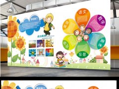 校園文化墻模板